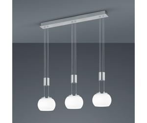 TRIO Leuchten Madison lampada a sospensione LED 3 luci, 342010307, Madison [Lampade per Interni > Lampade a Sospensione]