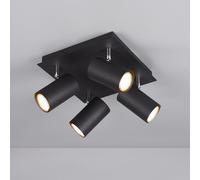 Trio Leuchten Lampada da soffitto, Nero Opaco