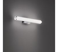 Trio Leuchten Mattimo - Lampada da parete in metallo, 4,3 W, colore: Cromo/Bianco