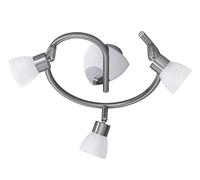 Trio Leuchten Mercury Trio 8161931-07 Lampada da Soffitto con Alogena, in Nichel