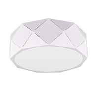 Plafoniera ZANDOR metallo con tagli laser e diffusore bianco 603500331