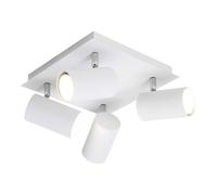 TRIO LEUCHTEN - PLAFONIERA QUADRATA 4xGU10 BIANCO 24x24MM