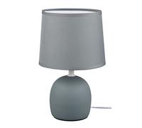 Lampada MALU in ceramica con paralume verde petrolio R50802615