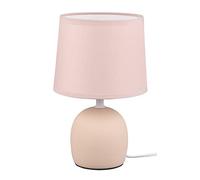 Lampada MALU in ceramica con paralume beige R50802644