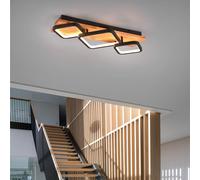 TRIO Leuchten Rama lampada a soffitto LED, 3000 K, 1 x 32 W La: 67 A: 12 P: 32 cm, 643210332, Rama [Lampade per Interni > Lampade a Soffitto]