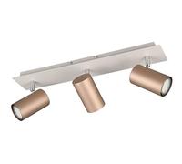 Trio Leuchten Spotbalken Marley 802400365, Metall Coffee/Warm Grey, exkl. 3x GU10
