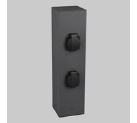 TRIO Leuchten Universal colonna multiprese, 4 prese, 9964-42, Universal [Lampade per Esterni > Prese di Corrente]