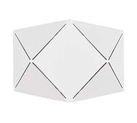 Applique ZANDOR LED metallo con tagli laser bianco 223510131