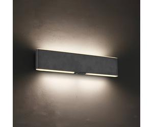 Trio Lighting Appliance a LED ricaricabile Conchita, larghezza 32 cm, nera, metallo Trio Lighting