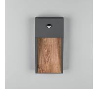 Trio Lighting Appliance da esterni LED SALMON, effetto legno, altezza 33 cm IP44 Trio Lighting