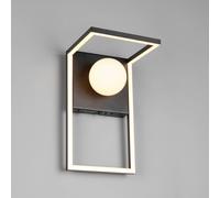 Trio Lighting Applique a LED Arola, nero opaco, larghezza 17 cm, metallo Trio Lighting