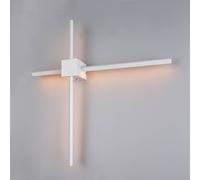 Trio Lighting Applique a LED Cassino, bianco opaco, larghezza 67 cm, metallo Trio Lighting