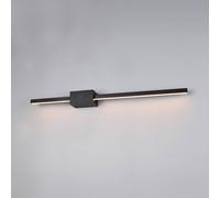 Trio Lighting Applique a LED Cassino, nero opaco, larghezza 70 cm, metallo Trio Lighting