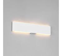 Trio Lighting Applique a LED ricaricabile Conchita, larghezza 32 cm, bianca, metallo, CCT Trio Lighting