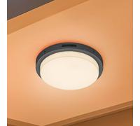 Trio Lighting Applique da esterni LED Bermejo, rotonda, sensore, CCT, antracite Trio Lighting