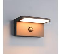 Trio Lighting Applique da esterni LED Ravi, antracite Larghezza 18 cm Sensore, IP54 Trio Lighting