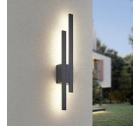 Trio Lighting Applique da esterni LED TAWA, antracite, 62 cm metallo a 2 luci IP54 Trio Lighting