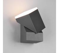 webmarketpoint Applique Esterno Led Orientabile Avon Alluminio Antracite IP54 Trio Lighting