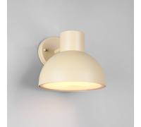 Trio Lighting Applique da esterno Elbe, beige sabbia, alluminio pressofuso, E27 Trio Lighting