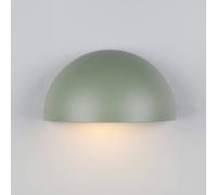 Trio Lighting Applique da esterno MAAS, verde, larghezza 27 cm, metallo, IP44 Trio Lighting