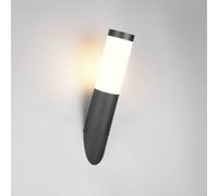 Trio Lighting Applique da esterno Trioto, nero opaco, altezza 39 cm, acciaio inossidabile Trio Lighting