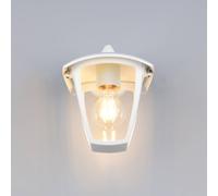 Trio Lighting Applique da esterno VENTA, bianca, portalampada inferiore, altezza 24 cm IP44 Trio Lighting