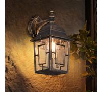 Trio Lighting Applique da esterno Volturno, portalampada inferiore, color ruggine antico Trio Lighting