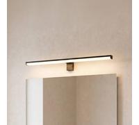 Applique LINO possibilità di avvitare su specchio ip44 L.60cm nero 284116032
