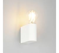 Trio Lighting Applique per il bagno Pratella, larghezza 4 cm, bianca, plastica, IP44 Trio Lighting