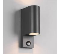 Trio Lighting Applique Roya 2 luci, sensore, tondo antracite Trio Lighting