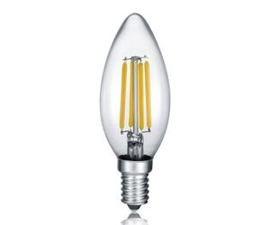 Trio Lighting Candela LED E14 4W filamenti, 2.700K Switch dimmer Trio Lighting