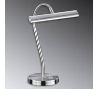 Trio Lighting Curtis - Lampada da tavolo LED, nichel opaco Trio Lighting