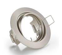 Trio Lighting Downlight Jura di forma rotonda, nichel satinato Trio Lighting