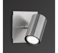 Trio Lighting Faretto da parete Dora regolabile - nichel opaco Trio Lighting