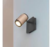 Trio Lighting Faretto da soffitto Gillan, caffè, a 1 luce, metallo, GU10 Trio Lighting