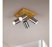 Trio Leuchten Punti Luce, Legno/Colore Nichel Opaco