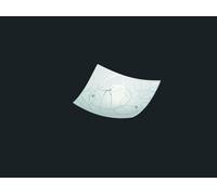 TRIO LIGHTING ITALIA PLAFONIERA SPIRELLI DA SOFFITTO ATTACCO GRANDE E27 IN VETRO