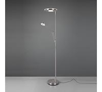 Trio Lighting Lampada a LED da pavimento Barrie con luce di lettura nichel opaco Trio Lighting