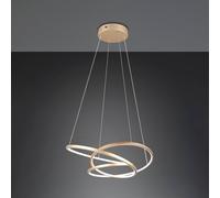 Trio Lighting Lampada a sospensione a LED Darvin lunghezza 64 cm, colore oro, metallo, Trio Lighting