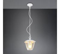 Trio Lighting Lampada a sospensione da esterno VENTA, bianca, 17 x 17 cm, metallo, IP44 Trio Lighting