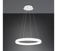 Trio Lighting Lampada a sospensione LED Cardona, Ø 75 cm, bianco, CCT, metallo Trio Lighting