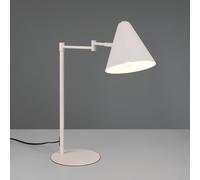 Trio Lighting Lampada da tavolo Cosima, grigio chiaro, altezza 50 cm, metallo Trio Lighting