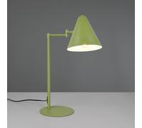 Trio Lighting Lampada da tavolo Cosima, verde, altezza 50 cm, metallo Trio Lighting