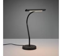 CURTIS LAMPADA DA TAVOLO LED 4W 430lm, 3000K NERA FLESSIBILE CM18xH35 DIMMERABILE