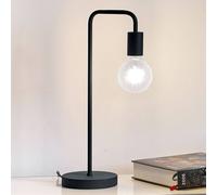 Trio Lighting Lampada da tavolo Diallo senza paralume, nero Trio Lighting