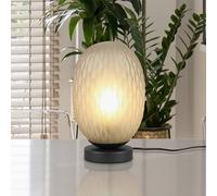 Trio Lighting Lampada da tavolo Facette, verde, altezza 29 cm, vetro, E27 Trio Lighting