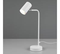 Trio Lighting Lampada da tavolo Marley, bianco, altezza 45 cm, metallo Trio Lighting