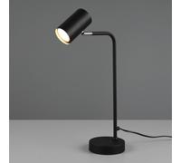 Trio Lighting Lampada da tavolo Marley, nera, altezza 45 cm, metallo Trio Lighting