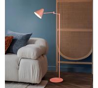 Trio Lighting Lampada da terra Cosima, albicocca, altezza 126 cm, metallo Trio Lighting