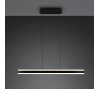 Trio Lighting Lampada LED a sospensione a sospensione Arcola, nera, lunghezza 115 cm, CCT, a Trio Lighting